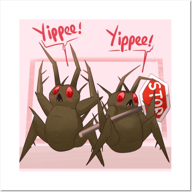 YIPPEE HOARDER BUG Wall Art by Oh My Martyn